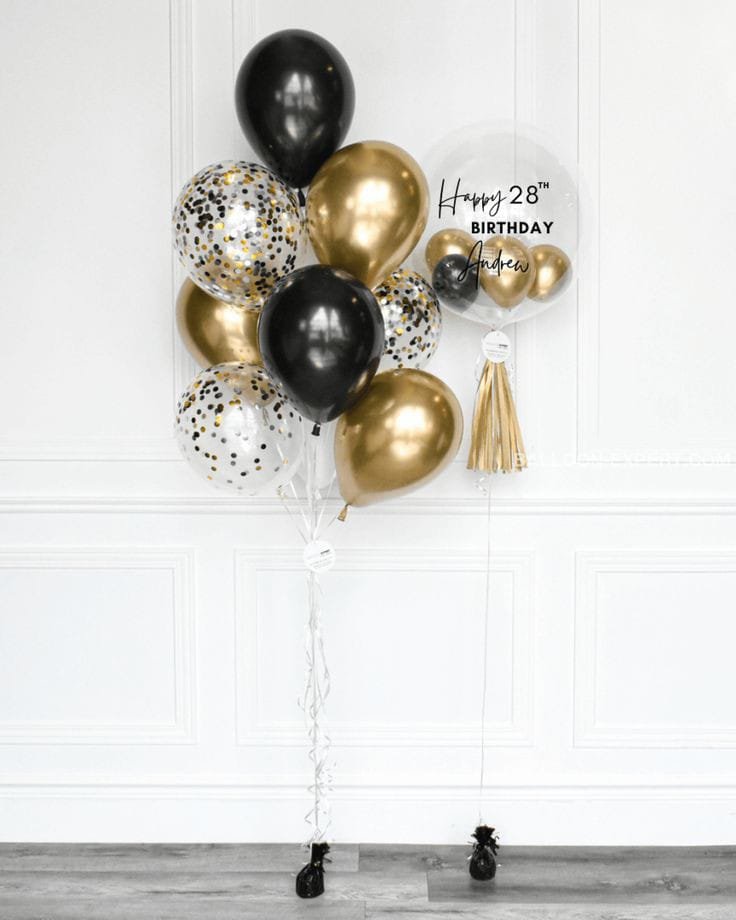 Custom Birthday Balloons Bouquet