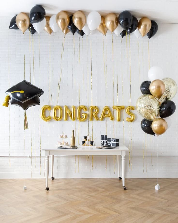 Congratulations Room Setup