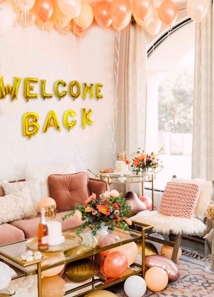 Welcome Back Balloons Decor