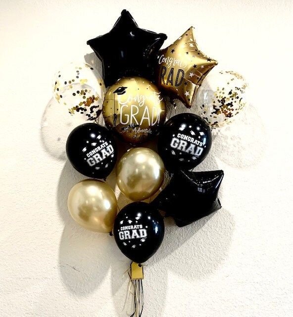 Custom Graduation Balloons Bouquet