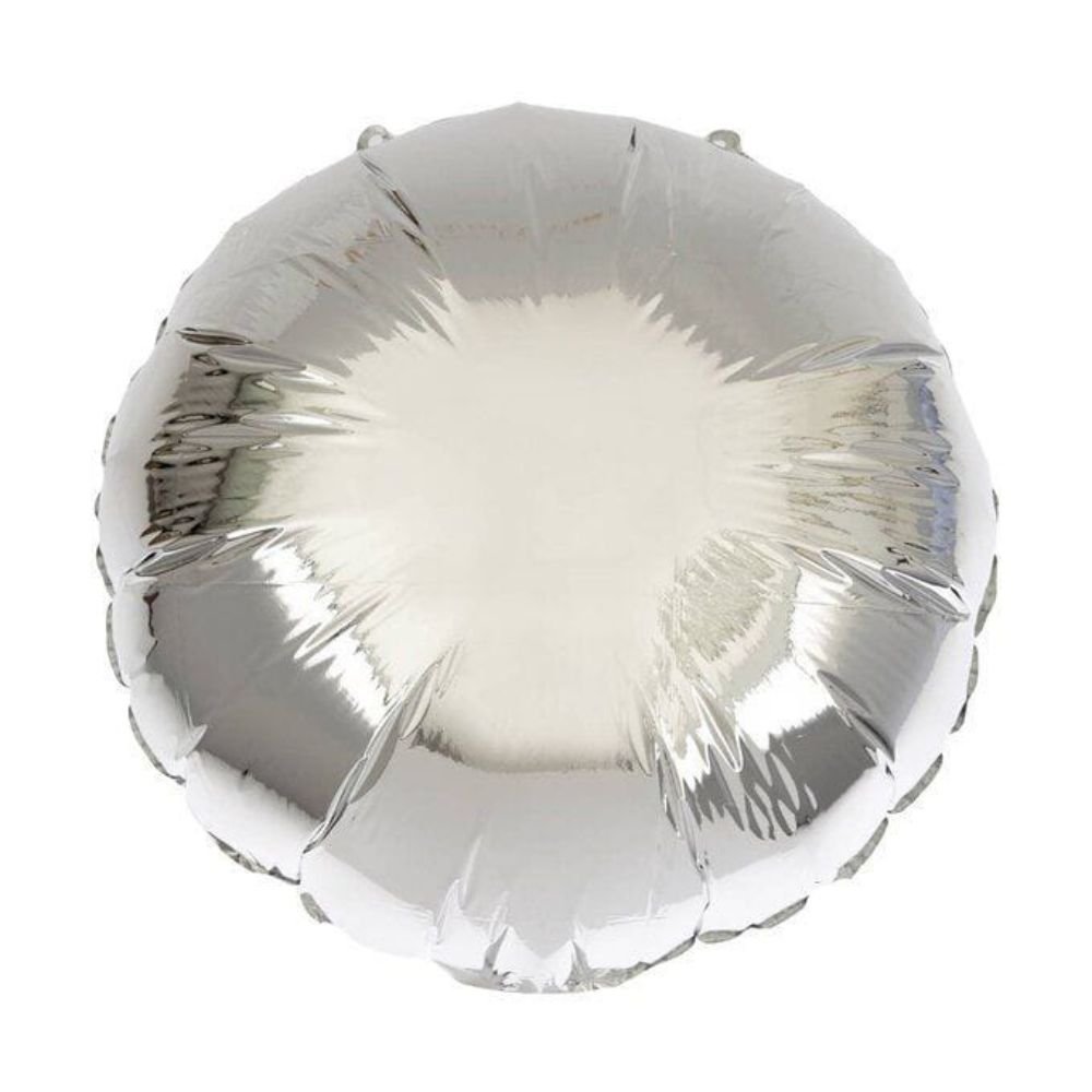 Elegant Silver Foil Balloon in Dubai